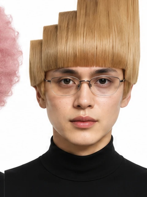 Original stepped block cut hairstyle reference